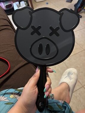 SOLD - Jeffree Star Shane Dawson Black Mirror + FREE star mirror orange metallic